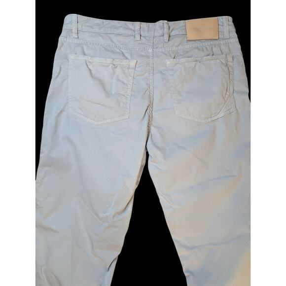 Teleria Zed Mens Italian Cobra 19A Size 35 US In Blue Ice Cotton Blend - Picture 13 of 13